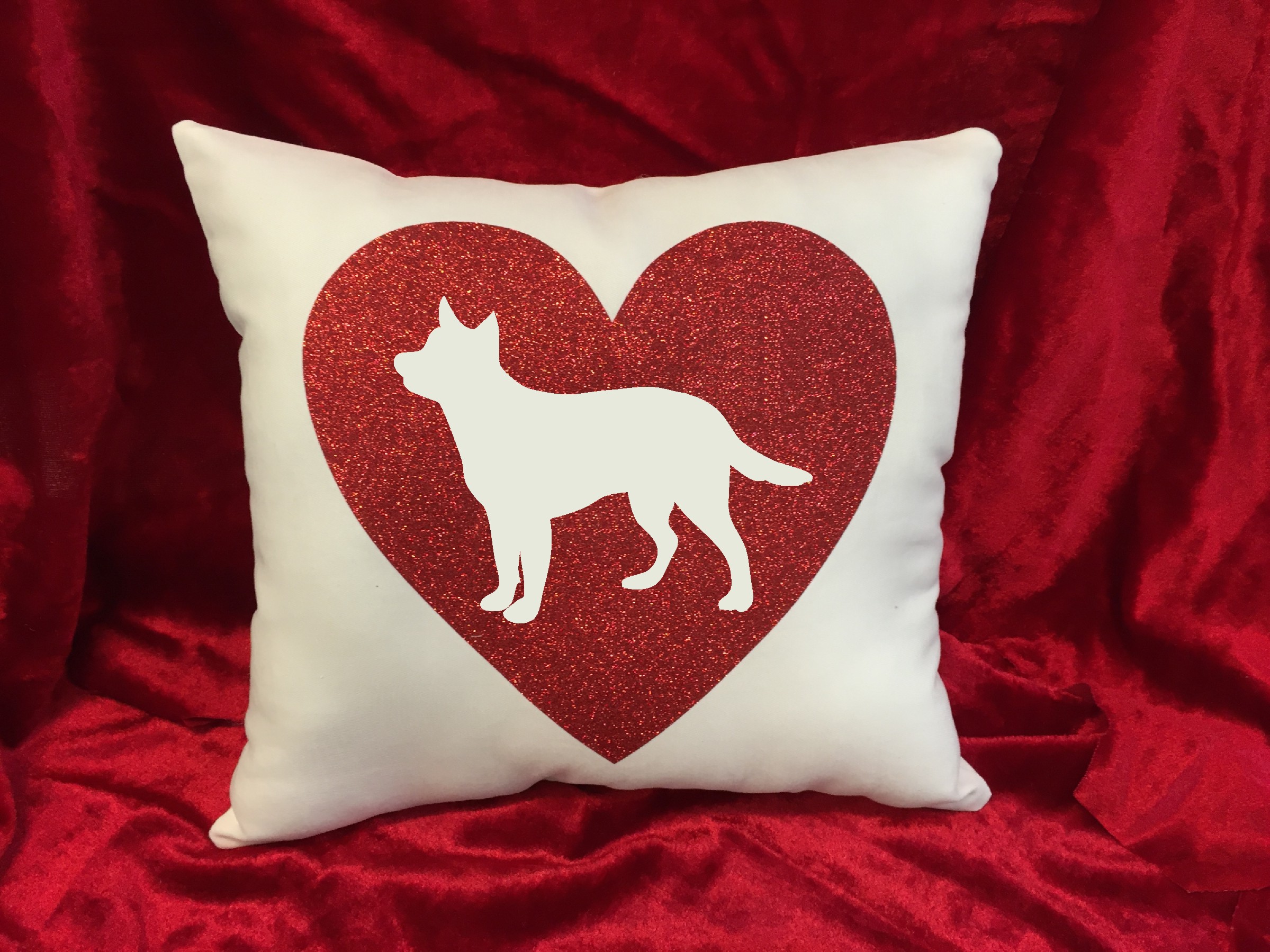 Dogs - Throw Pillow - Australian Cattle Dog